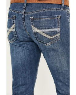 Cinch Men's Ian Medium Stonewash Slim Boot Performance Stretch Denim Jeans 8 Cinch Men's Ian Medium Stonewash Slim Boot Performance Stretch Denim Jeans -Western Cowboy Equipment Store 2000386396 402 P4