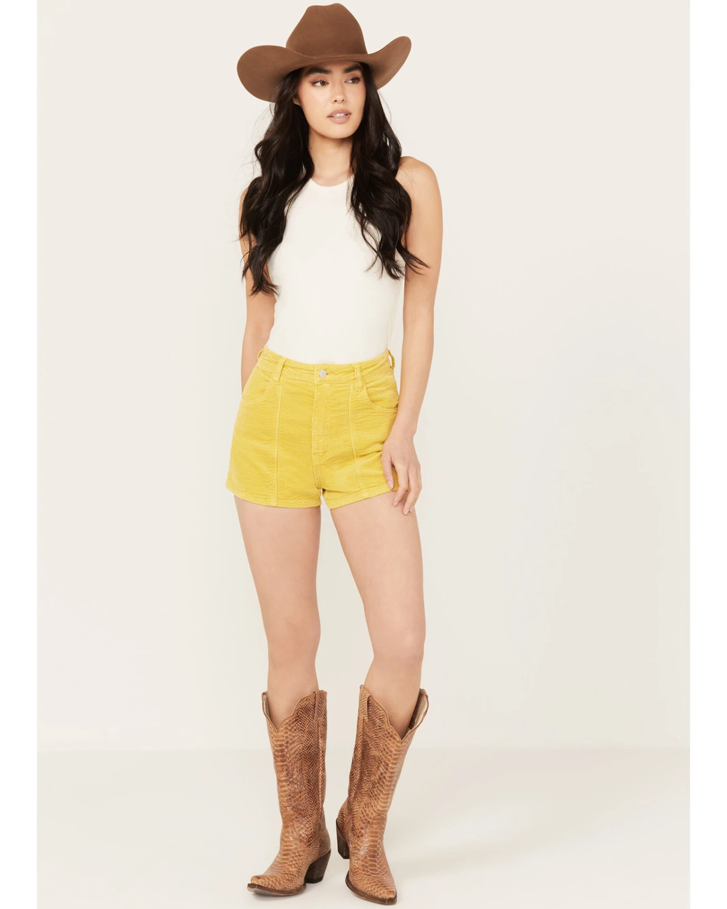 Rolla's Women's High Rise Corduroy Duster Shorts 3 Rolla's Women's High Rise Corduroy Duster Shorts