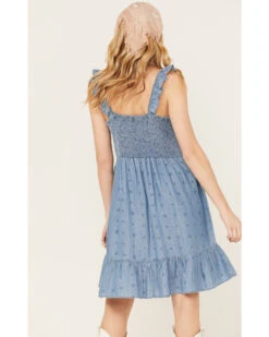 Ariat Women's Paisley Print Pursuit Denim Dress 8 Ariat Women's Paisley Print Pursuit Denim Dress -Western Cowboy Equipment Store 2000386650 400 P4