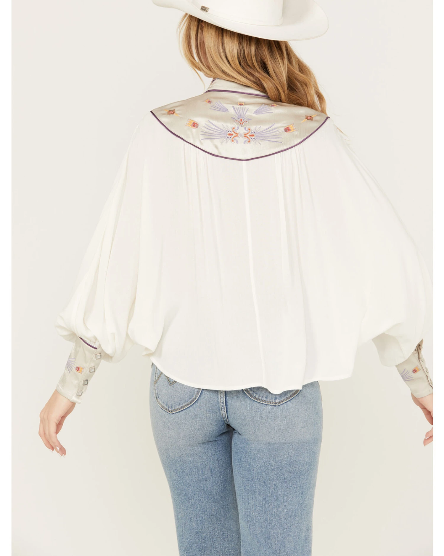 Shyanne Women's Blocked Western Shirt 5 Shyanne Women's Blocked Western Shirt - Image 3