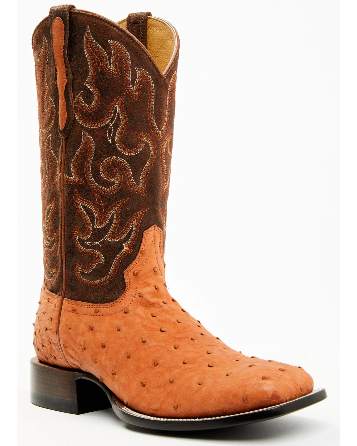 Cody James Men's Exotic Full Quill Ostrich Western Boots - Broad Square Toe 9 Cody James Men's Exotic Full Quill Ostrich Western Boots - Broad Square Toe - Image 7