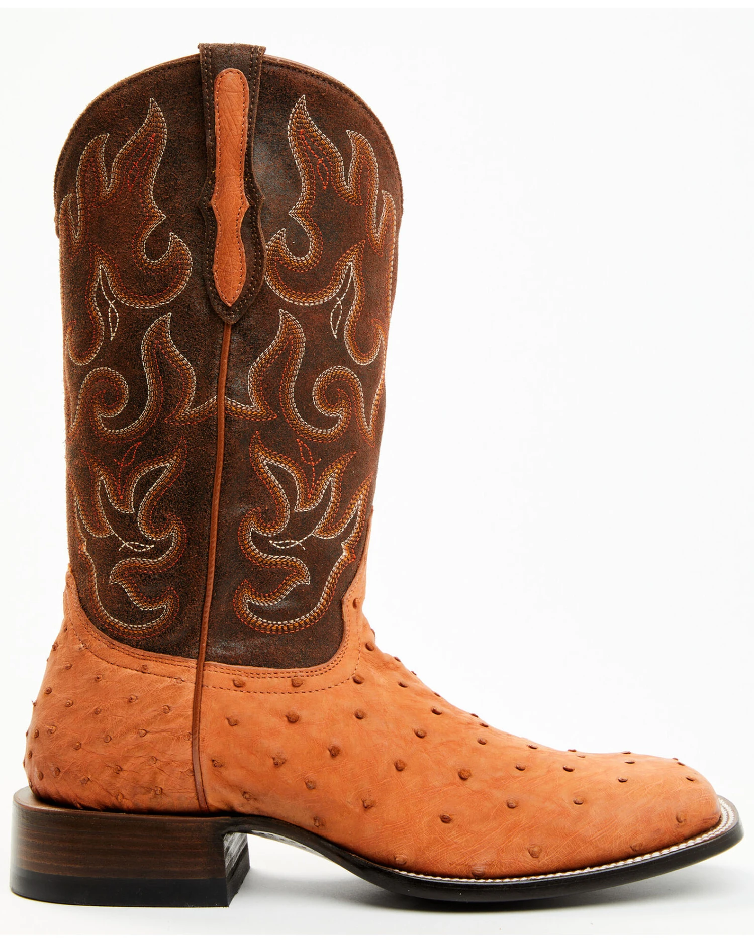 Cody James Men's Exotic Full Quill Ostrich Western Boots - Broad Square Toe 3 Cody James Men's Exotic Full Quill Ostrich Western Boots - Broad Square Toe