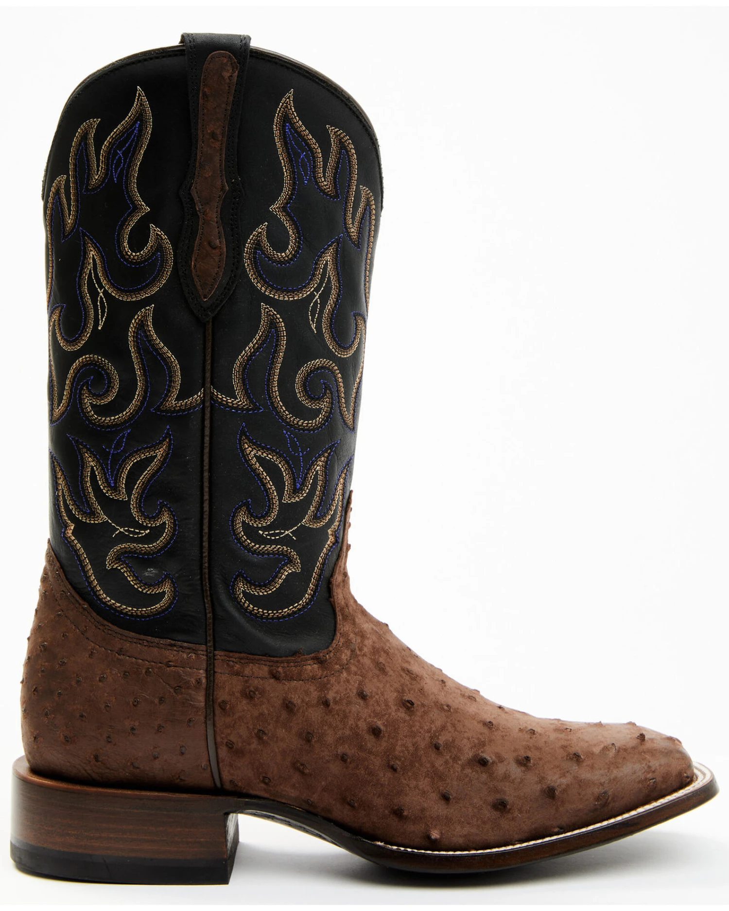 Cody James Men's Exotic Full Quill Ostrich Western Boots - Broad Square Toe 7 Cody James Men's Exotic Full Quill Ostrich Western Boots - Broad Square Toe - Image 5