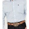 Cinch Men's Plaid Print Long Sleeve Button-Down Stretch Western Shirt