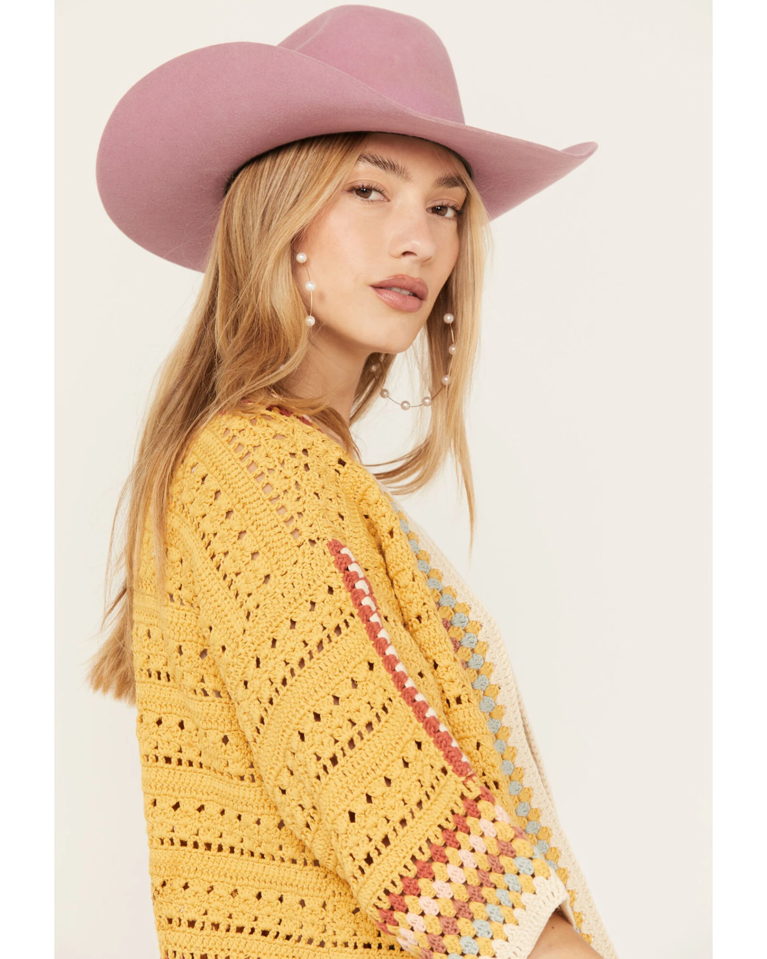 Driftwood Women's Caroline Crochet Cardigan 3 Driftwood Women's Caroline Crochet Cardigan