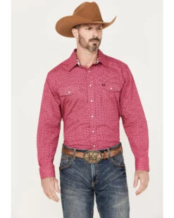 Panhandle Select Men's Geo Print Long Sleeve Pearl Snap Western Shirt 8 Panhandle Select Men's Geo Print Long Sleeve Pearl Snap Western Shirt -Western Cowboy Equipment Store 2000387750 651 P1