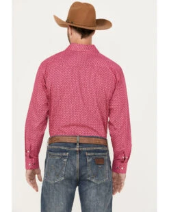 Panhandle Select Men's Geo Print Long Sleeve Pearl Snap Western Shirt 7 Panhandle Select Men's Geo Print Long Sleeve Pearl Snap Western Shirt -Western Cowboy Equipment Store 2000387750 651 P4