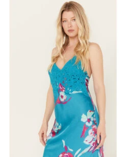 Free People Women's Forever Yours Floral Sleeveless Maxi Dress 9 Free People Women's Forever Yours Floral Sleeveless Maxi Dress -Western Cowboy Equipment Store 2000390289 400 P2