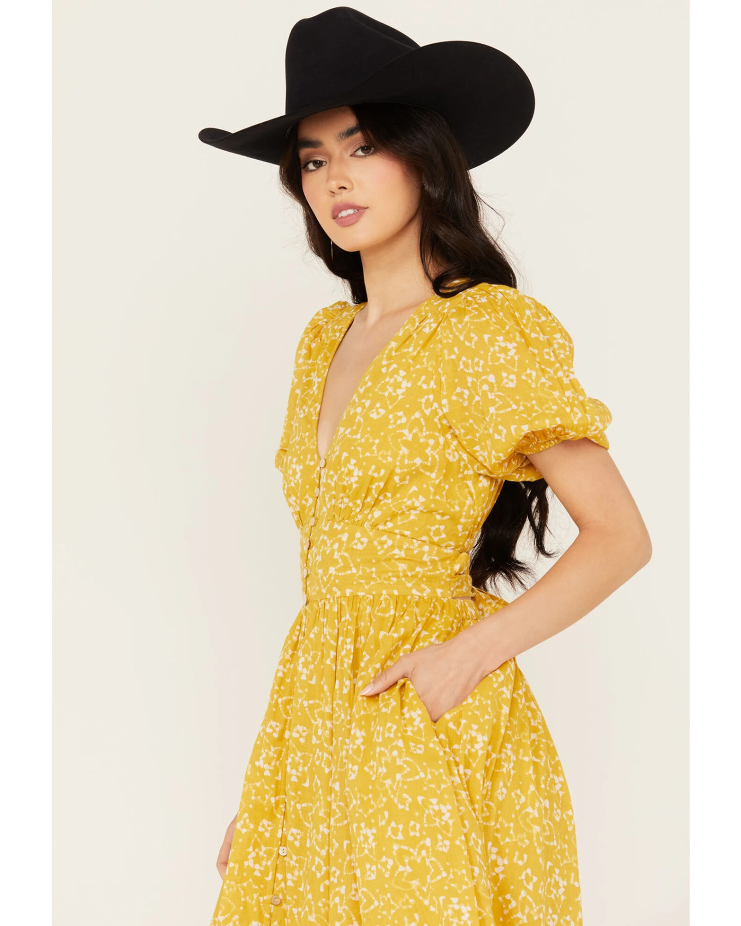 Cleobella Women's Alora Print Ankle Dress 5 Cleobella Women's Alora Print Ankle Dress - Image 3