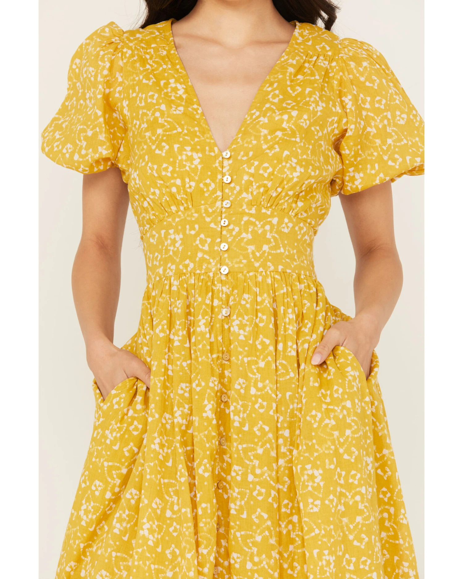 Cleobella Women's Alora Print Ankle Dress 4 Cleobella Women's Alora Print Ankle Dress - Image 2