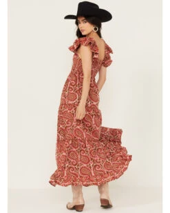 Cleobella Women's Zahara Paisley Print Ankle Dress 8 Cleobella Women's Zahara Paisley Print Ankle Dress -Western Cowboy Equipment Store 2000393462 220 P4