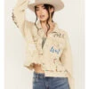 POL Women's Drawing Embellished Jacket 2 POL Women's Drawing Embellished Jacket -Western Cowboy Equipment Store 2000393562 110 P1