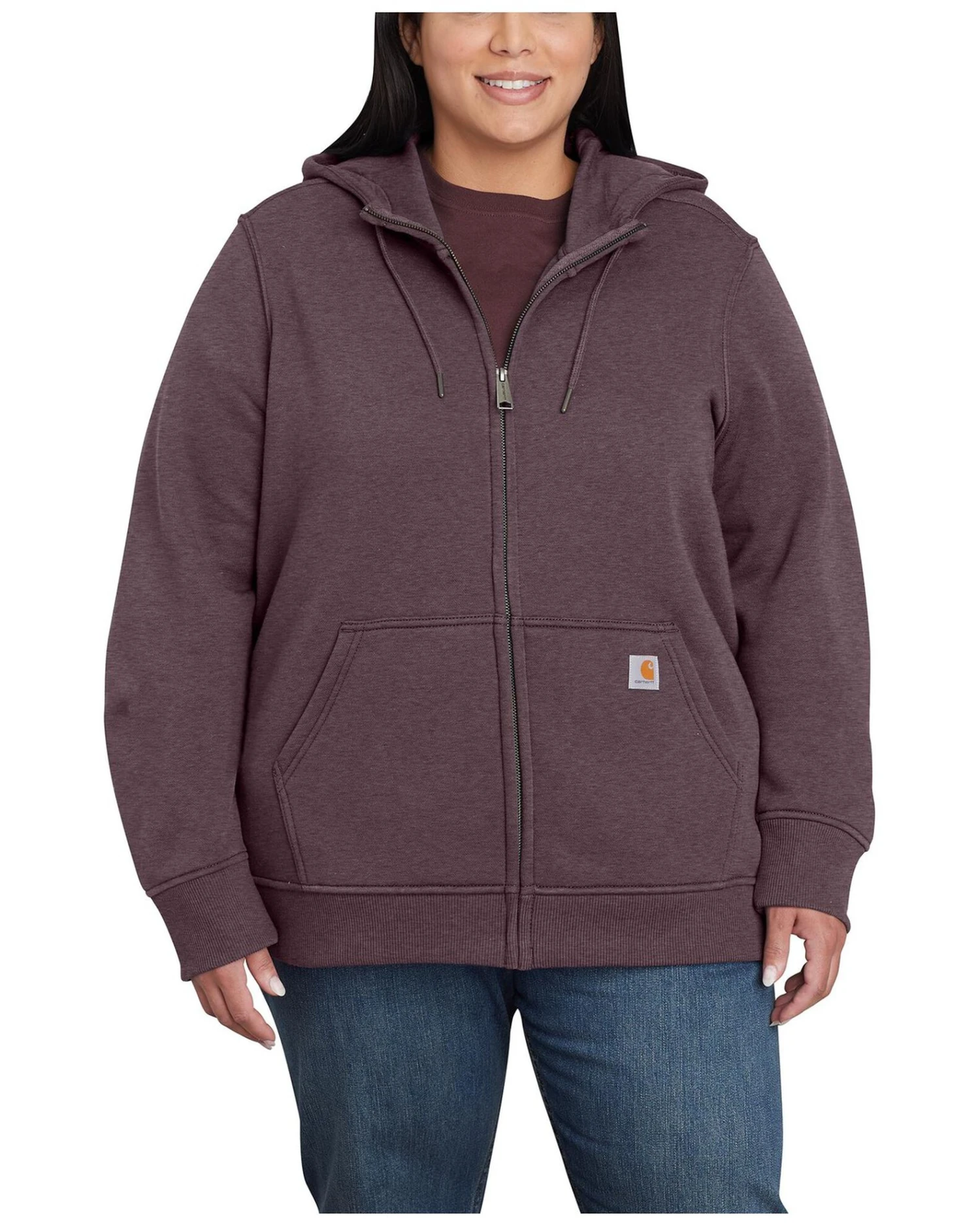 Carhartt Women's Relaxed Fit Midweight Full-Zip Jacket - Plus 4 Carhartt Women's Relaxed Fit Midweight Full-Zip Jacket - Plus - Image 2