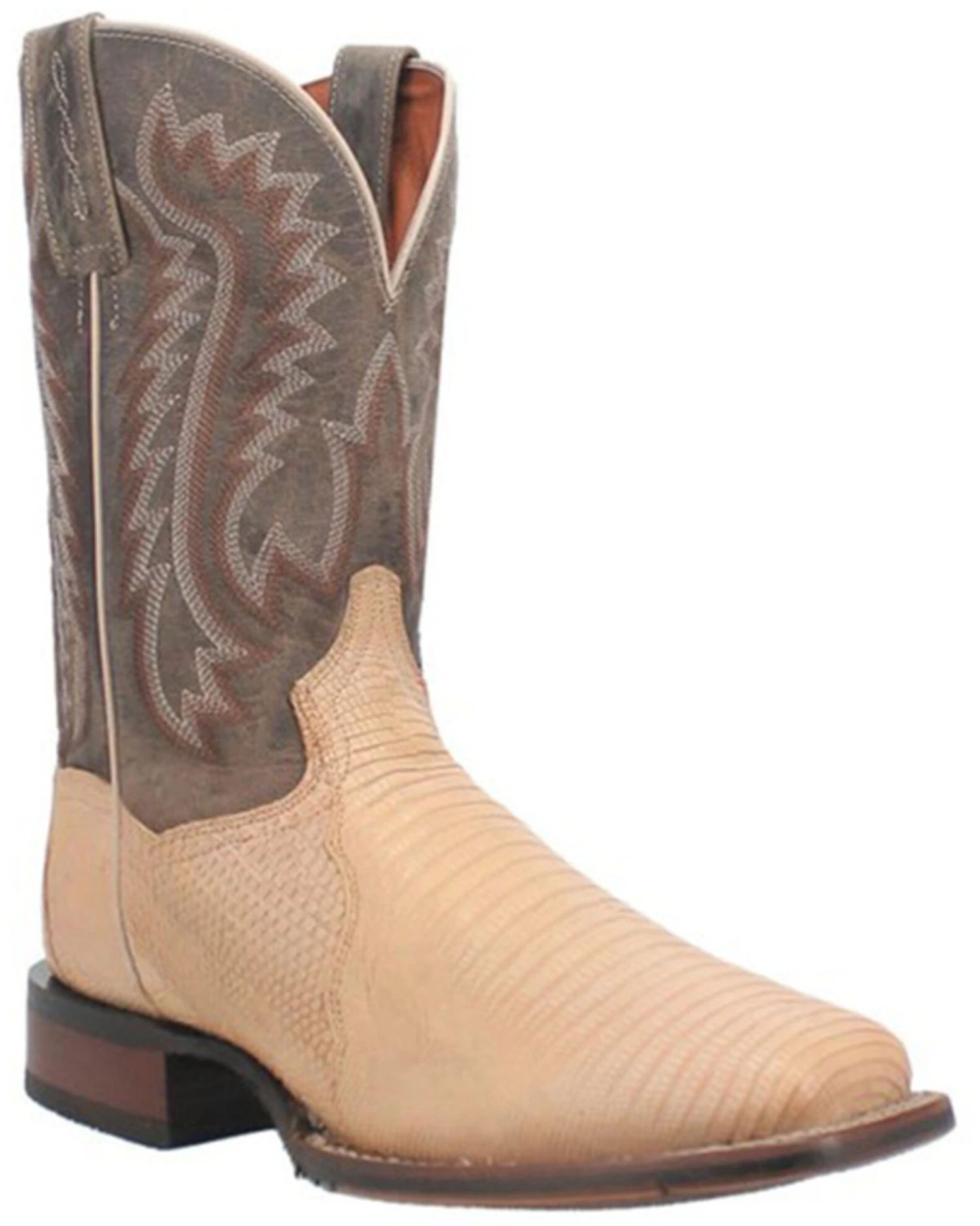 Dan Post Men's Barret Exotic Lizard Western Performance Boots - Broad Square Toe 4 Dan Post Men's Barret Exotic Lizard Western Performance Boots - Broad Square Toe - Image 2