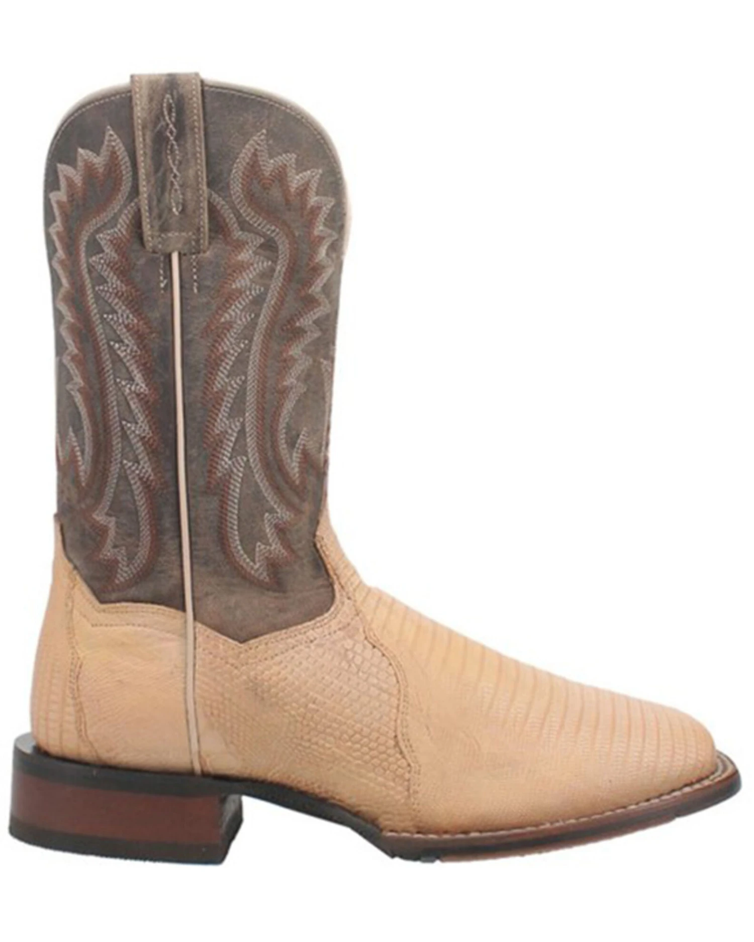 Dan Post Men's Barret Exotic Lizard Western Performance Boots - Broad Square Toe 3 Dan Post Men's Barret Exotic Lizard Western Performance Boots - Broad Square Toe
