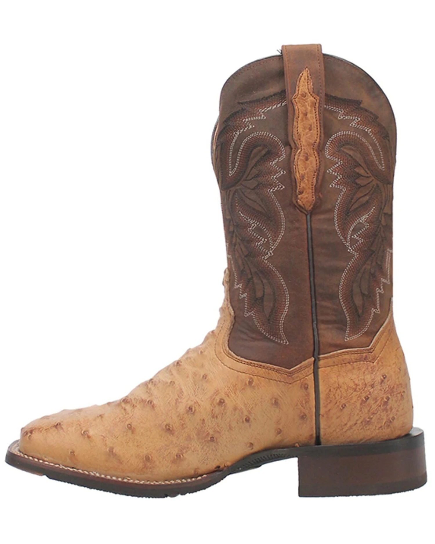 Dan Post Men's Alamosa Full Quill Ostrich Western Performance Boots - Broad Square Toe 7 Dan Post Men's Alamosa Full Quill Ostrich Western Performance Boots - Broad Square Toe - Image 5