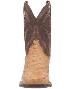 Dan Post Men's Alamosa Full Quill Ostrich Western Performance Boots - Broad Square Toe