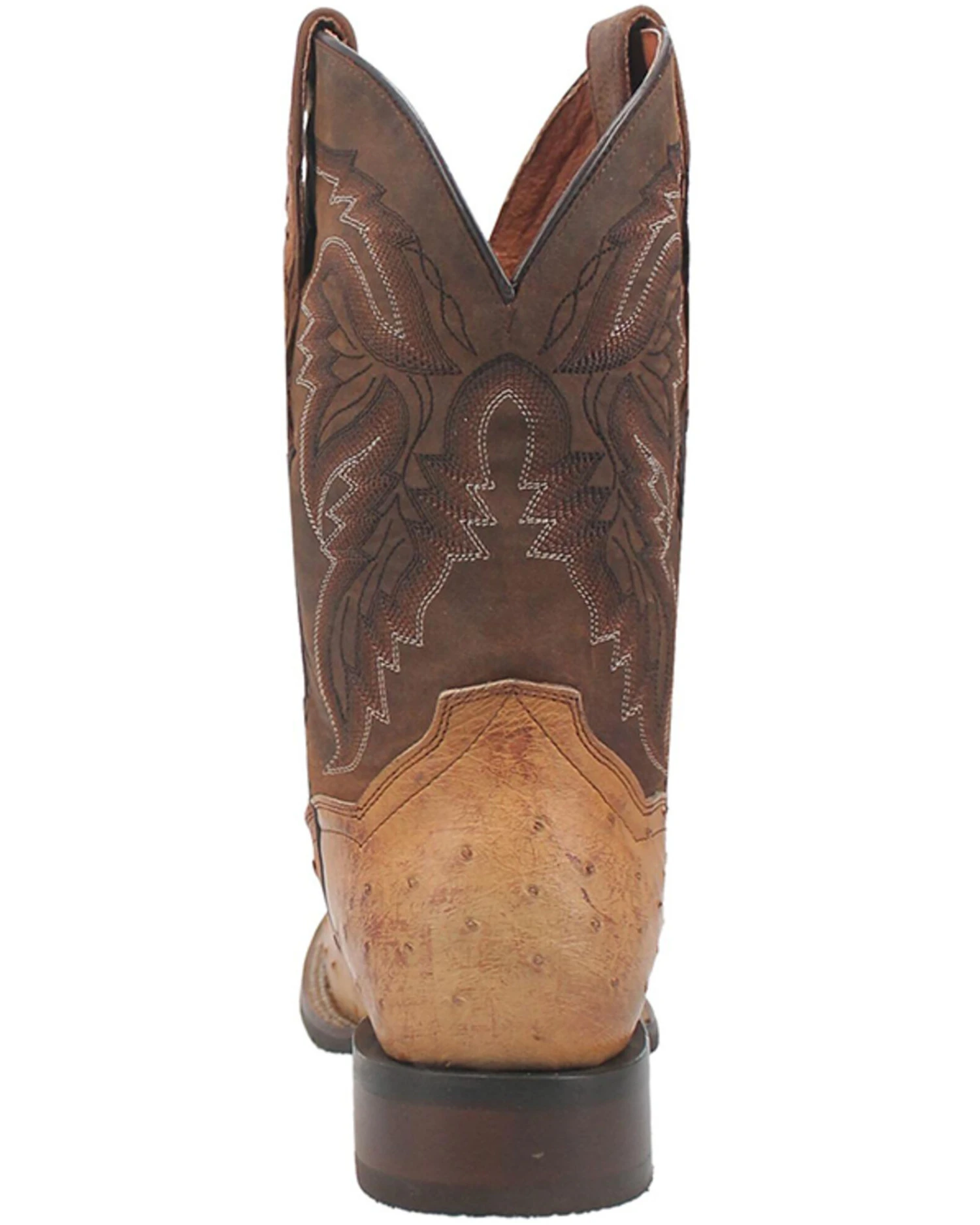 Dan Post Men's Alamosa Full Quill Ostrich Western Performance Boots - Broad Square Toe 5 Dan Post Men's Alamosa Full Quill Ostrich Western Performance Boots - Broad Square Toe - Image 3
