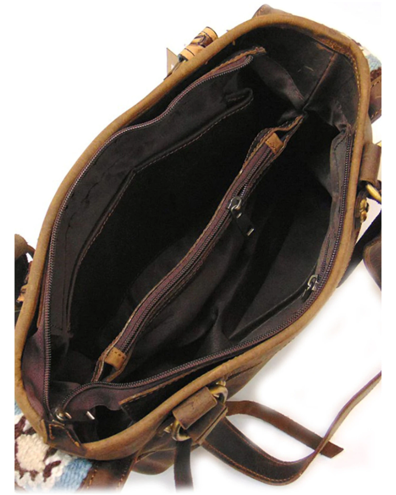 Ariat Women's Satchel Blanket Tooled Handbag 6 Ariat Women's Satchel Blanket Tooled Handbag - Image 4