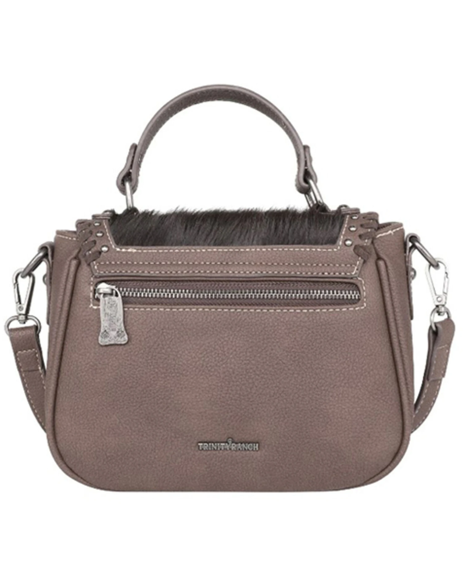 Montana West Women's Trinity Ranch Hair-On Cowhide Saddle Shape Collection Crossbody 3 Montana West Women's Trinity Ranch Hair-On Cowhide Saddle Shape Collection Crossbody