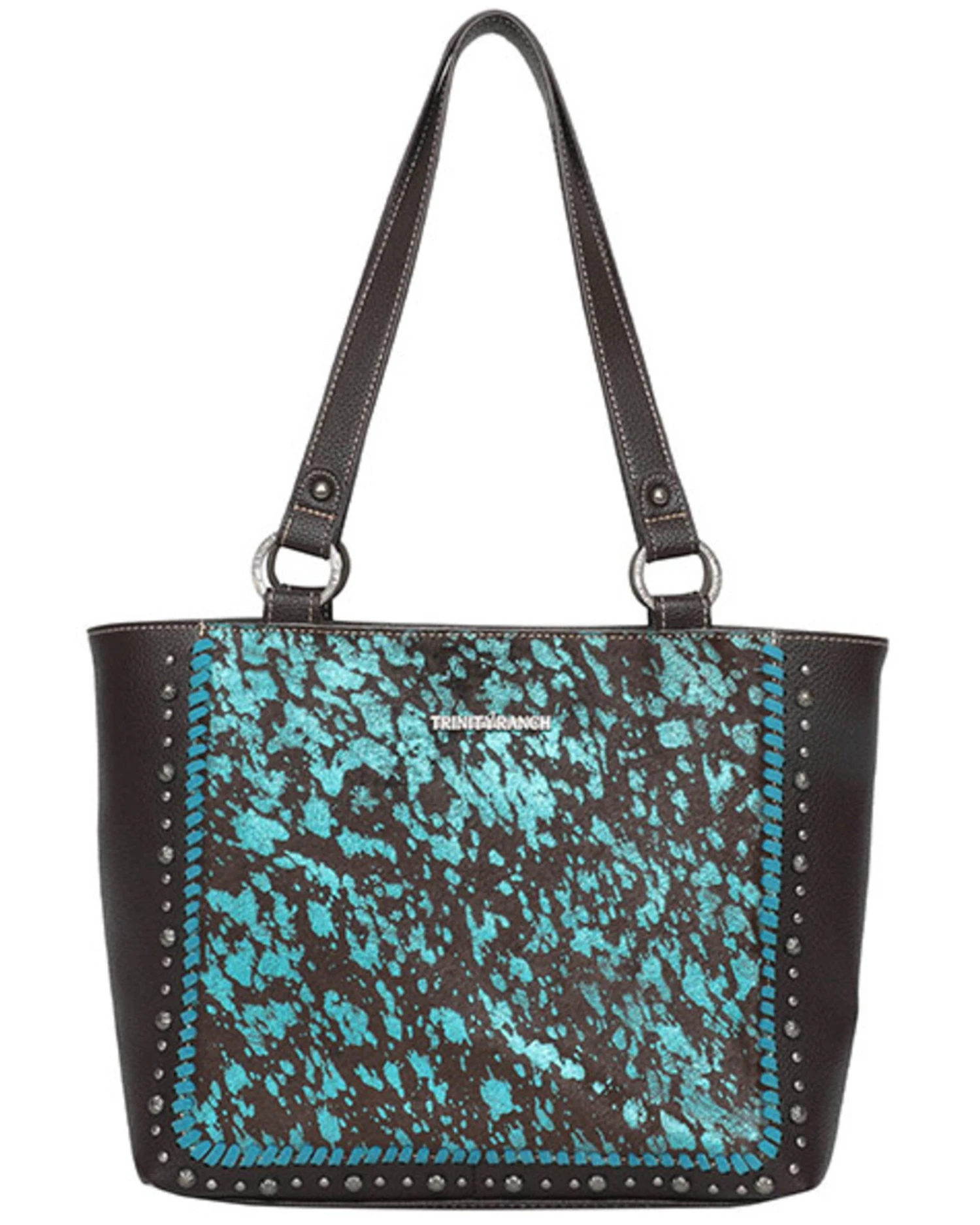 Montana West Women's Trinity Ranch Hair-On Cowhide Collection Concealed Carry Tote 3 Montana West Women's Trinity Ranch Hair-On Cowhide Collection Concealed Carry Tote