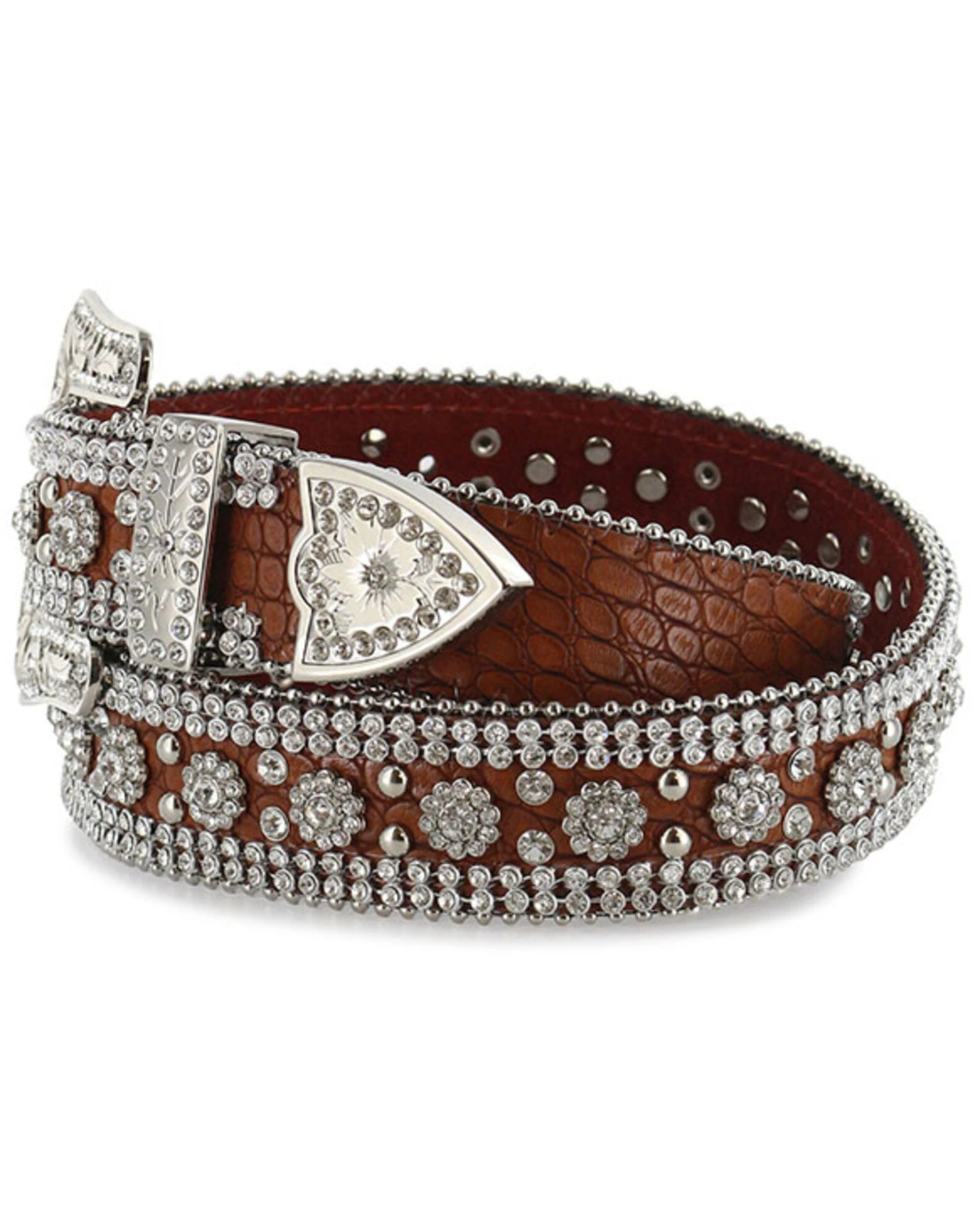 Shyanne Women's Rhinestone Print Belt 4 Shyanne Women's Rhinestone Print Belt - Image 2