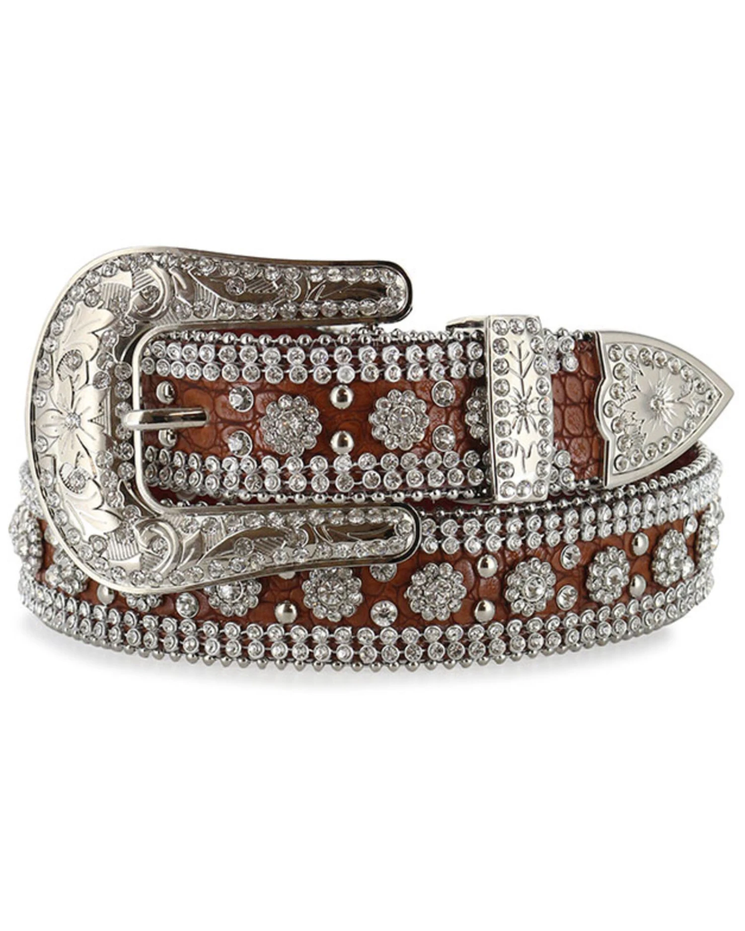 Shyanne Women's Rhinestone Print Belt 5 Shyanne Women's Rhinestone Print Belt - Image 3
