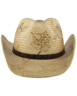 Shyanne Women's Floral Branded Straw Hat 10 Shyanne Women's Floral Branded Straw Hat -Western Cowboy Equipment Store 281CJ8 22 D1